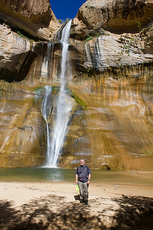 Dan at Lower Calf Creek Falls, Grand Staircase Escalante, UT (2016)