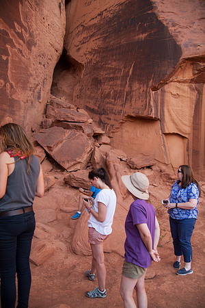 Sheryl on a Navajo-led Tour of Sacred Lands at Monument Valley, AZ/UT  (2016)