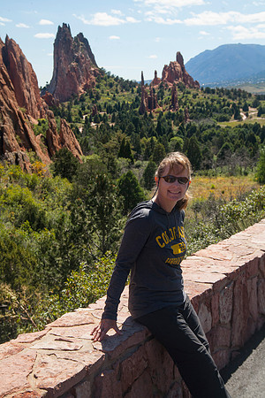 Sheryl at Garden of the Gods, Colorado Springs, CO (2016)