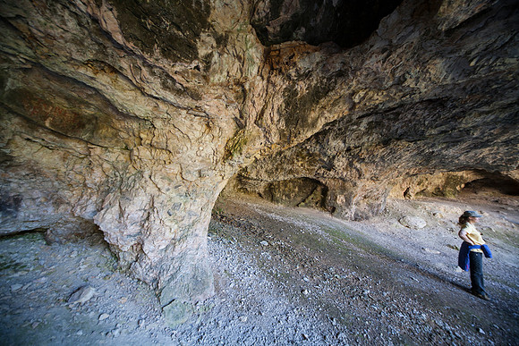 Sheryl at Community Caves, Spearfish Canyon, SD (2015)