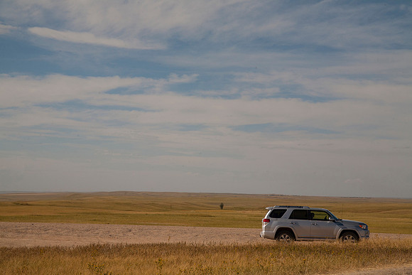 Our Buggy at Sage Creek Wilderness, Badlands National Park, SD (2015)