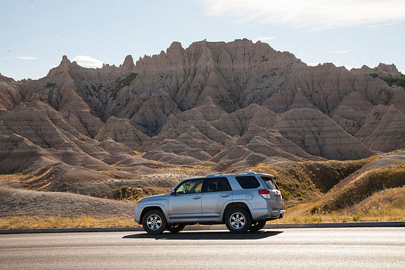 Our Buggy at Pinnacle Overlook, Badlands National Park, SD (2015)