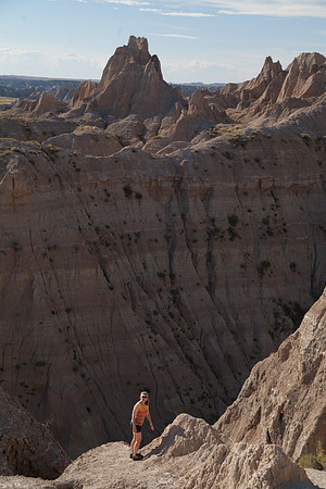 Sheryl Near Ancient Hunters Overlook, Badlands National Park, SD (2015)