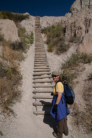 Sheryl, Notch Trail, Badlands National Park, SD (2015)