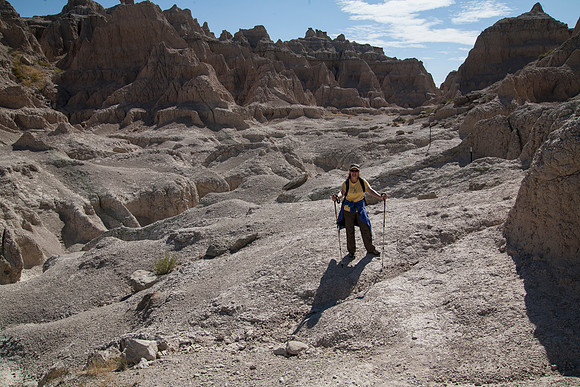 Sheryl, Notch Trail, Badlands National Park, SD (2015)