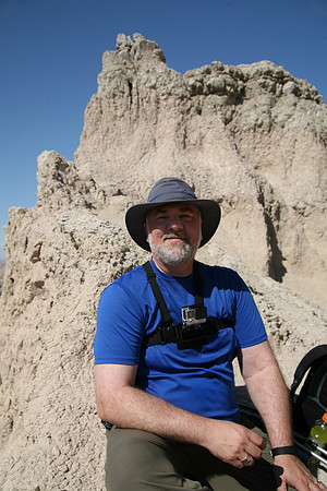 Dan on Notch Trail, Badlands National Park, SD (2015)