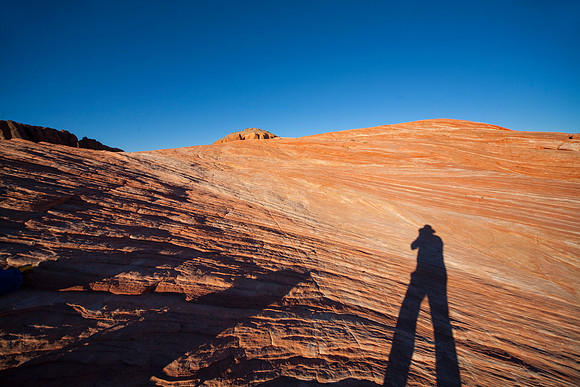 Self-Portrait at the Fire Wave, Valley of Fire State Park, NV (2014)