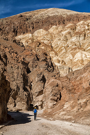 Sheryl Hiking Golden Canyon, Death Valley National Park, CA (2014)