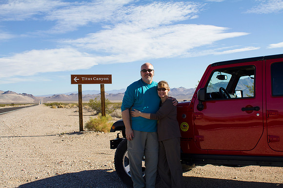 The Start of Titus Canyon, Death Valley National Park, CA (2014)