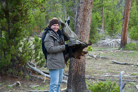 Sheryl, Biscuit Basin Trail, Yellowstone National Park, WY (2013)
