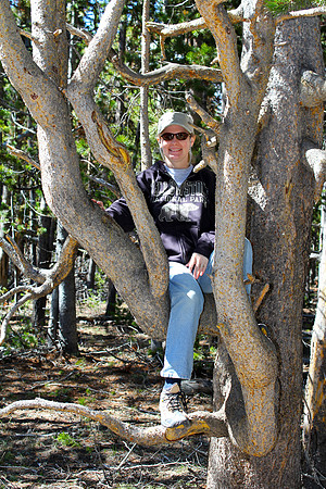Sheryl at Fishing Bridge, Yellowstone National Park, WY (2013)