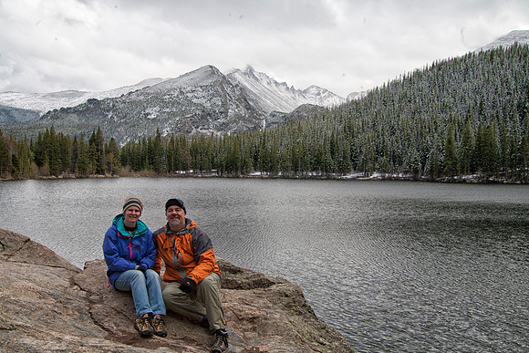 Dan and Sheryl at Bear Lake, Rocky Mountain National Park, CO (2012)