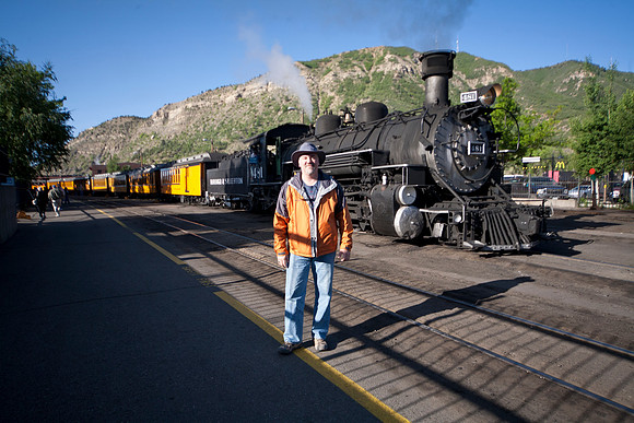 Dan at Durango-Silverton Narrow Gauge Railway, Durango, CO (2012)