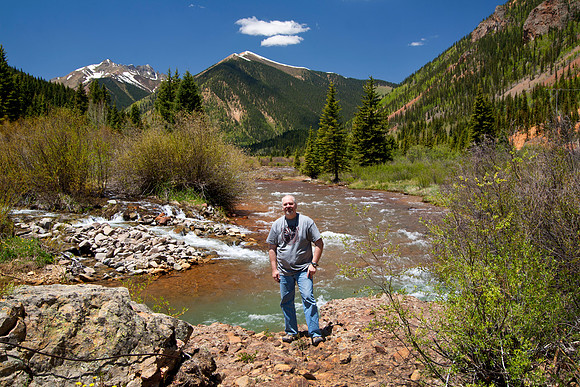 Dan at Mineral Creek, Silverton, CO (2012)