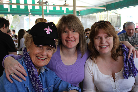 Sheryl With Her Mom and Sister, New Orleans, LA (2011)