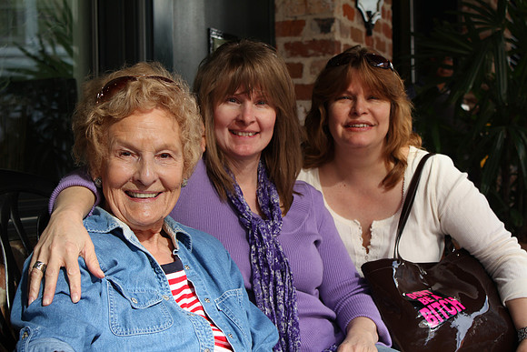 Sheryl With Her Mom and Sister, New Orleans, LA (2011)