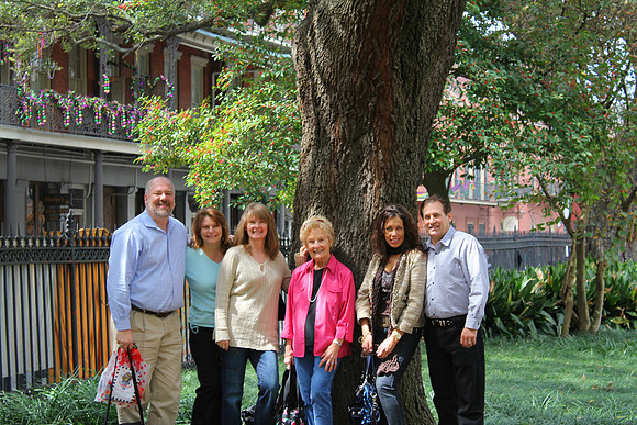 Dan, Sheryl, Marikay, Maggie, Chrystal, Jack, Garden District, New Orleans, LA (2011)