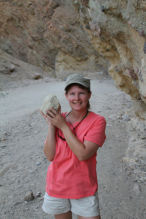 Sheryl in Golden Canyon, Death Valley National Park, CA (2010)
