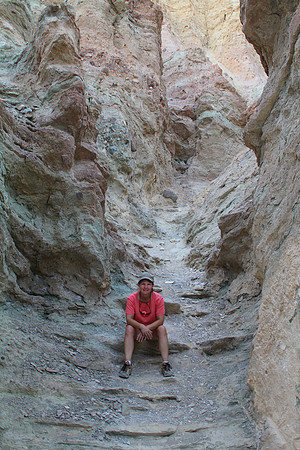 B.A. (Before Ascent), Sheryl in Golden Canyon Wash, Death Valley National Park, CA (2010)