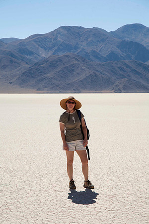 Sheryl Out on the Racetrack Playa, Death Valley National Park, CA (2010)
