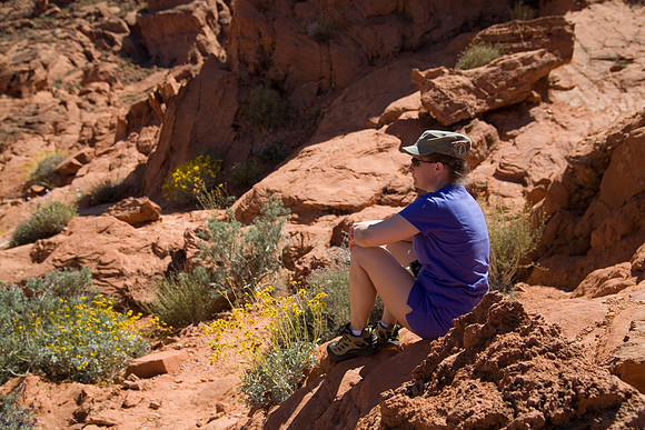 Sheryl at Valley of Fire State Park, NV (2010)
