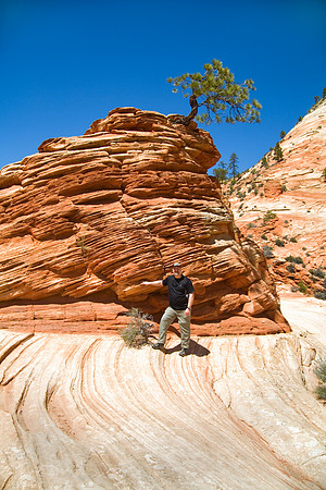 Dan at Jeffrey Pine, Zion National Park, UT (2010)