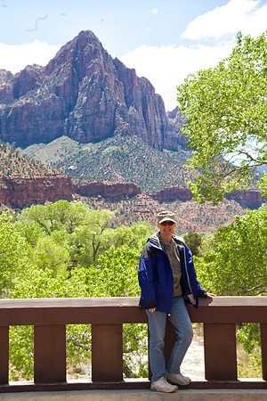 Sheryl at Zion National Park Visitor Center, UT (2010)