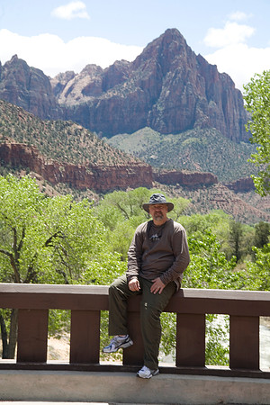 Dan at Zion National Park Visitor Center, UT (2010)