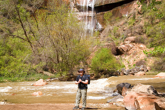 Dan at Temple of Sinawava, Zion National Park, UT (2010)