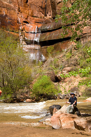 Dan at Temple of Sinawava, Zion National Park, UT (2010)
