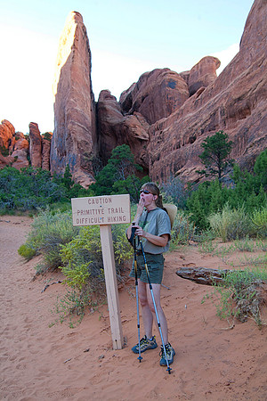 Sheryl, Devil's Garden Trail, Arches National Park, UT (2010)