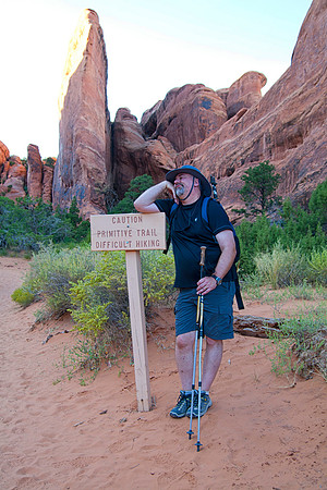 Dan, Devil's Garden Trail, Arches National Park, UT (2010)
