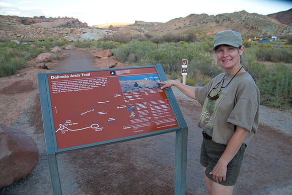 Sheryl, Delicate Arch Trail, Arches National Park, UT (2010)
