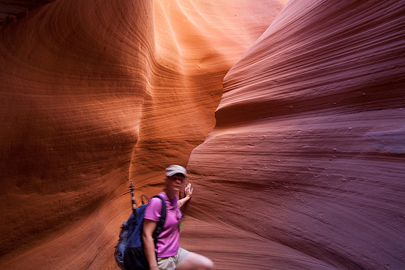 Sheryl, Lower Antelope Canyon, Page, AZ (2010)