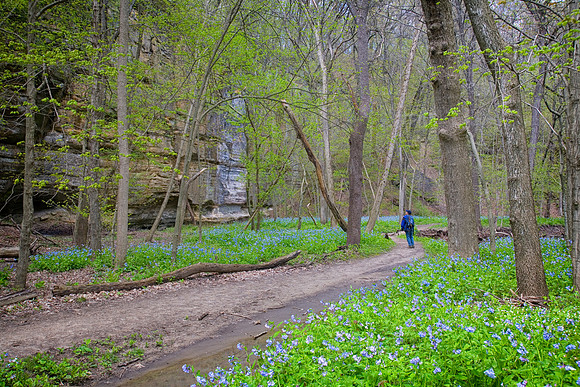 Sheryl in Illinois Canyon, Starved Rock State Park, IL (2009)
