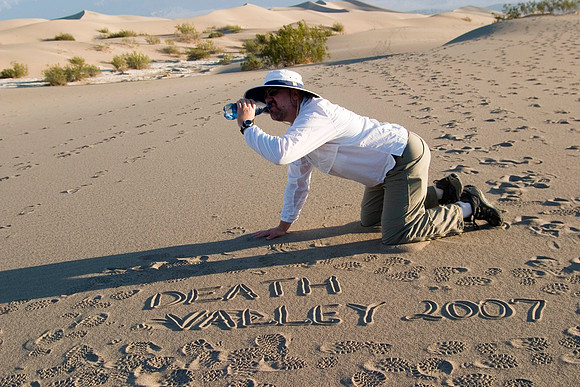 It's Not Quite This Bad, Dan at Death Valley National Park, CA  (2007)