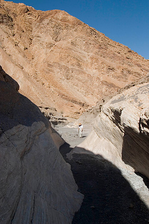 Sheryl Hiking in Mosaic Canyon, Death Valley National Park, CA (2007)