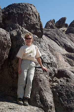 Sheryl at The Grandstand, Death Valley National Park, CA  (2007)