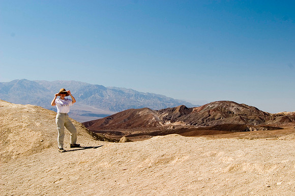 Sheryl at Artist's Palette, Death Valley National Park, CA  (2007)