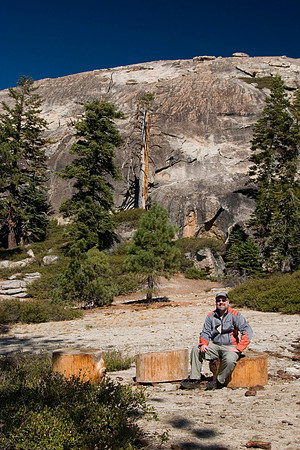 Dan at Base of Sentinel Dome, Yosemite National Park, CA (2007)