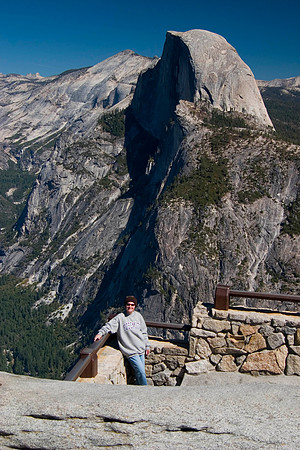 Sheryl at Glacier Point, Yosemite National Park, CA (2007)