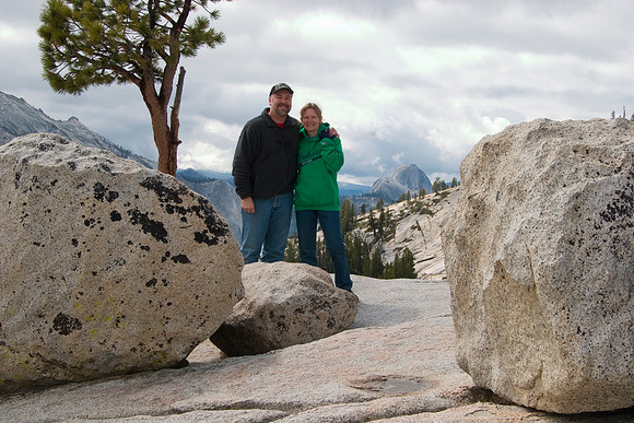 Us at Olmsted Point, Yosemite National Park, CA (2007)