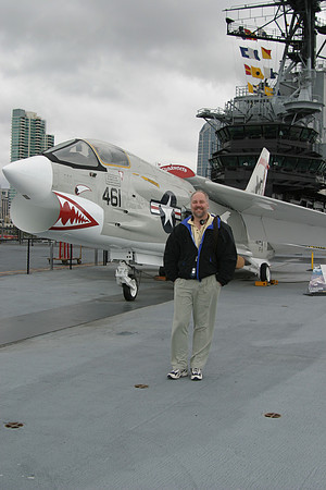 Dan on the Flight Deck of the U.S.S. Midway, San Diego, CA (2006)
