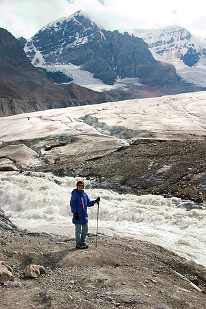 Sheryl, Athabasca Glacier, Columbia Icefields Parkway, Canada (2006)