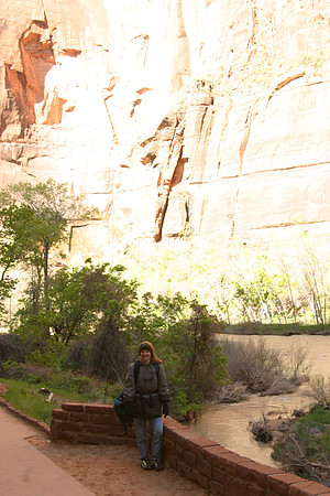 Sheryl, Virgin River Canyon Narrows, Zion National Park, UT (2005)