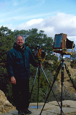 Dan Photographing at Grand Canyon, AZ (2003)