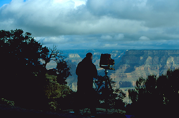 Dan Photographing at Grand Canyon, AZ (2003)