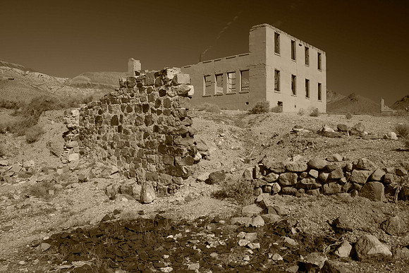 Abandoned School, Rhyolite, NV