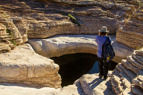 Sheryl at Ernst Tinaja, Big Bend National Park, TX (2018)