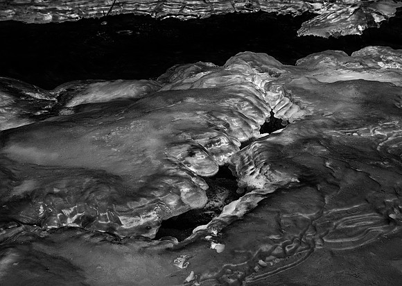 Ice Patterns, Big Creek, Sturgeon Bay, WI